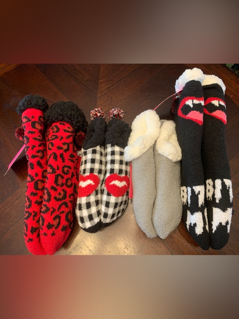 Betsey Johnson Cozy Fuzzy Socks Set
